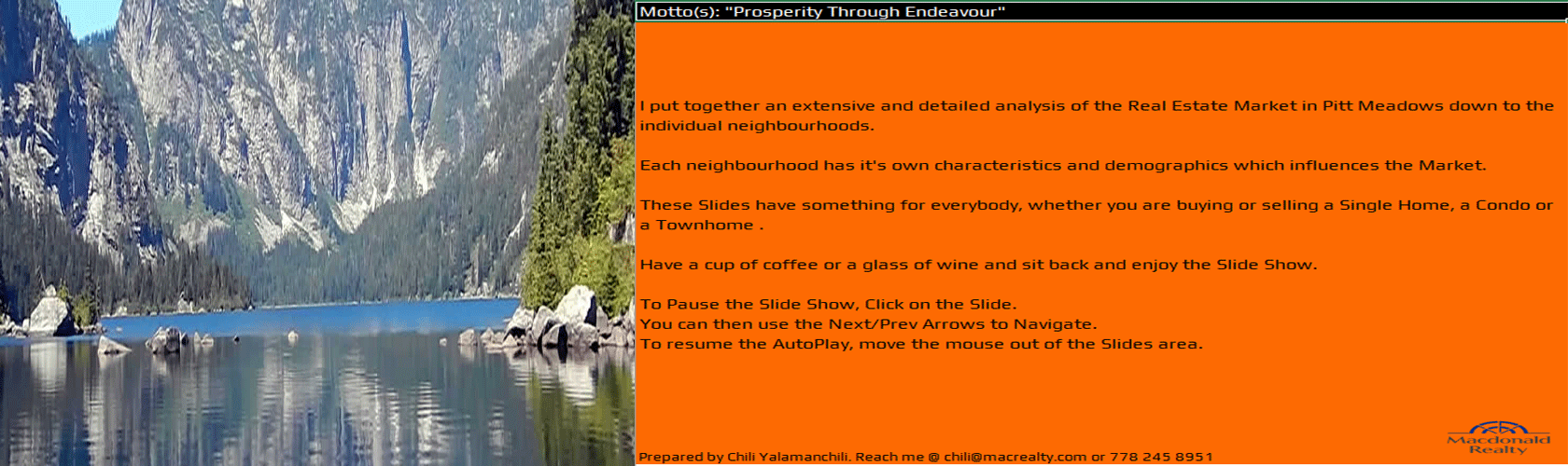 Maple Ridge About Slides